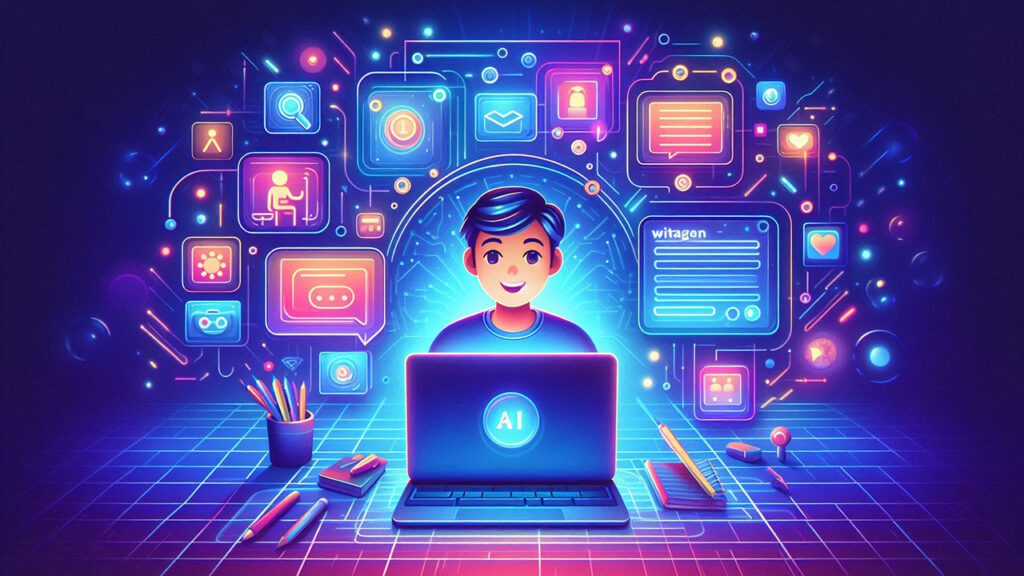 Beginner using free AI tools for writing, creating images, and boosting productivity in 2026